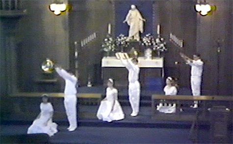 Debora Broderius's liturgical dance piece 'Clap Your Hands'