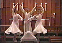 Debora Broderius and students of Dance Magnificat