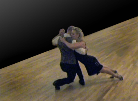Debora Broderius and Tim Martin in a performance of 'Oblivion'