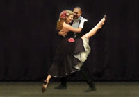 Debora Broderius and Tim Martin in 'Il Mio Cuore Va'